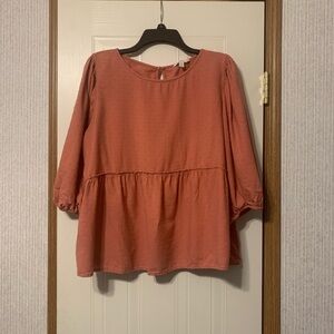 TIME AND TRU. Light pink shirt. Size XL.